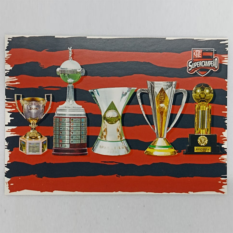 Card do Flamengo Panini – Troféus 2019-2020