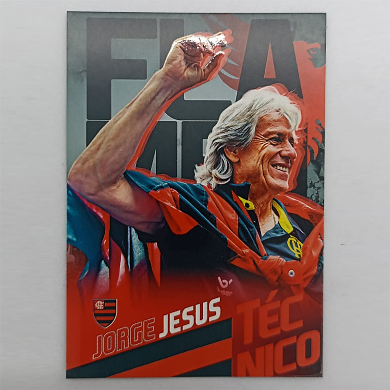 Card do Flamengo Panini – Jorge Jesus