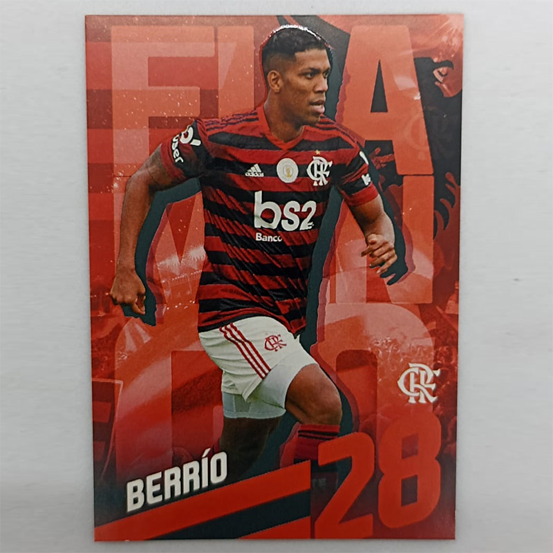 Card do Flamengo Panini – Berrío