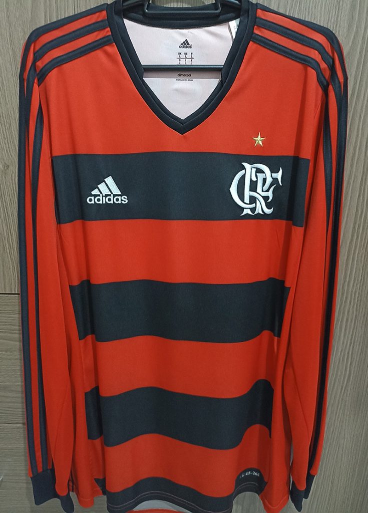 Camisa do Flamengo Adidas Manga Longa 2013 Tam G