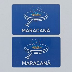 2 Ingressos antigos do Tour do Maracanã